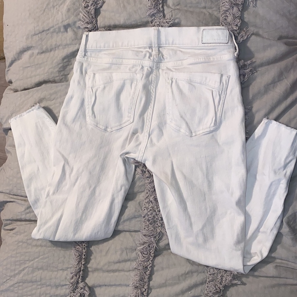 Express White Ripped Jeans - Picture 5 of 7